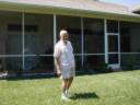 Dad in the Backyard