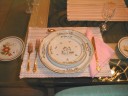 The place setting.